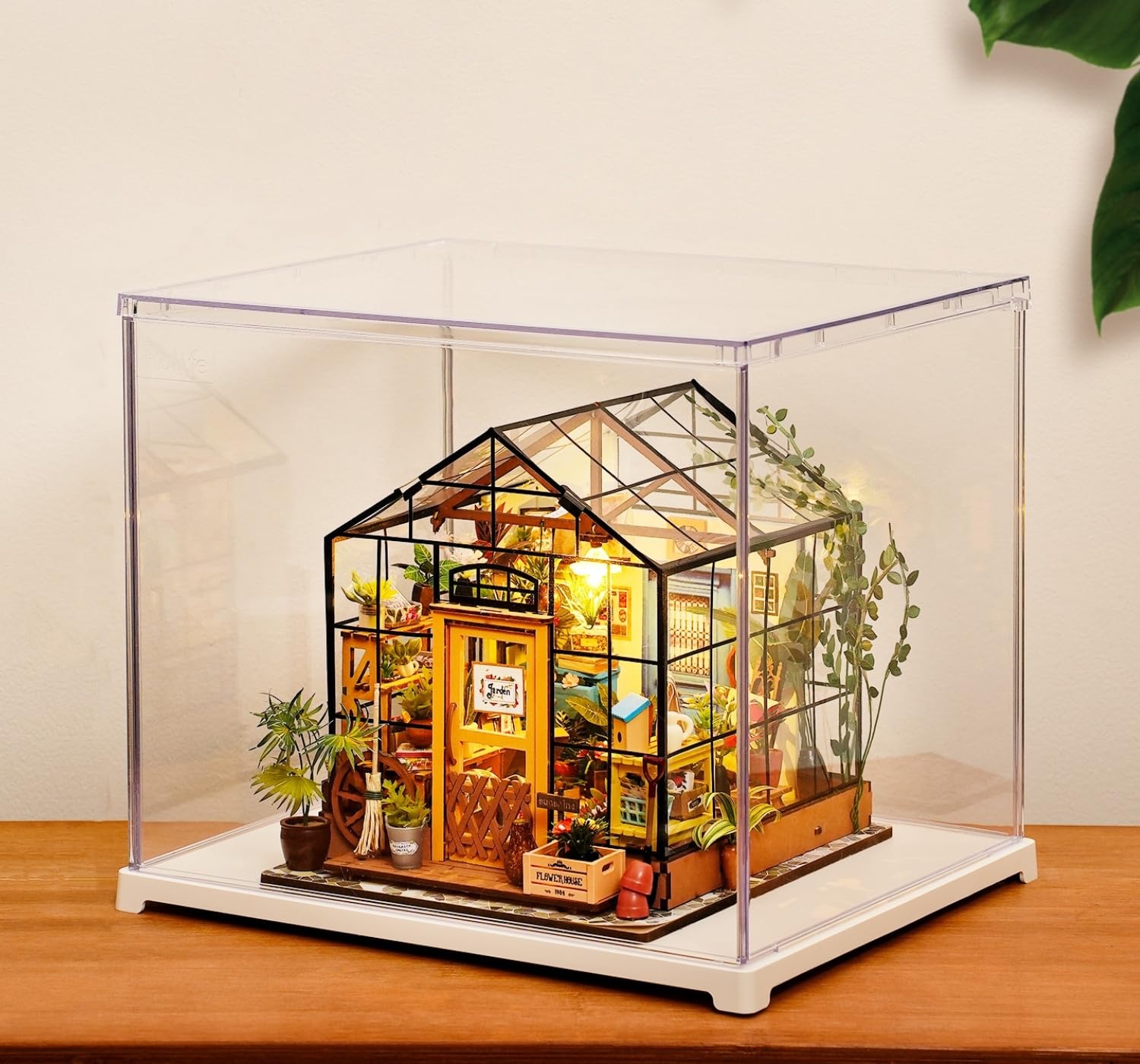 Amazon.com: Rolife DIY Miniature House Kit Cathy's Greenhouse+